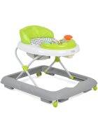 CANGAROO Premergator pentru copii Cody Green pliabilinaltime reglabila 3 pozitiiscaun cu spatar inalt si moaleroti pivotante6 dopuri din silicon anti-alunecarepanou muzical cu 12 melodii