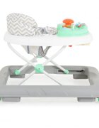 CANGAROO Premergator pentru copii Cody Pastel Green pliabilinaltime reglabila 3 pozitiiscaun cu spatar inalt si moaleroti pivotante6 dopuri din silicon anti-alunecarepanou muzical cu 12 melodii