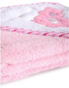 CANGAROO Prosop cu gluga Manny 76x76 cm Pink
