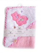 CANGAROO Prosop cu gluga Manny 76x76 cm Pink