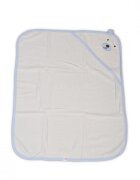 CANGAROO Prosop de baie cu capison din bumbac 90x70 cm Baloo Blue