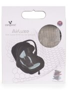 CANGAROO Protectie antitranspiratie AirLuxe Grey pentru scaun auto copii grupa 40-87 cm material 3D special reduce transpiratia