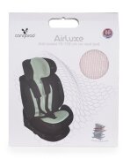 CANGAROO Protectie antitranspiratie AirLuxe Pink pentru scaun auto copii grupa 70-150 cm material 3D special reduce transpiratia model cu dimensiune reglabila