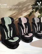 CANGAROO Protectie antitranspiratie AirLuxe Pink pentru scaun auto copii grupa 70-150 cm material 3D special reduce transpiratia model cu dimensiune reglabila