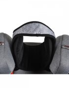 CANGAROO Protectie cap pentru copii Shelter New Blackutilizare in scaun autoforma ergonomicasistem de fixare reglabilMateriale certificate Oeko-Tex