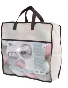CANGAROO Protectie laterala bumper impletit Braidy Pink