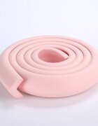 CANGAROO Rola protectie multifunctionala pentru margini si muchii Soft Guard Roz din spuma autoadeziva 2mutilizare pe blaturi mese dulapuri scari mobilier