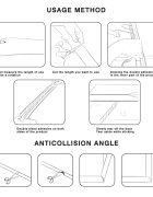 CANGAROO Rola protectie multifunctionala pentru margini si muchii Soft Guard Roz din spuma autoadeziva 2mutilizare pe blaturi mese dulapuri scari mobilier