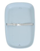 CANGAROO Saltea de infasat din spuma moale EVA Nuvia blue 69x44 cm prevazuta cu centura de siguranta suprafata impermeabila taliometru baza antiderapanta design portabil