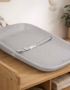 CANGAROO Saltea de infasat din spuma moale EVA Nuvia gri 69x44 cm prevazuta cu centura de siguranta suprafata impermeabila taliometru baza antiderapanta design portabil