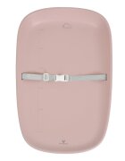 CANGAROO Saltea de infasat din spuma moale EVA Nuvia roz 69x44 cm prevazuta cu centura de siguranta suprafata impermeabila taliometru baza antiderapanta design portabil