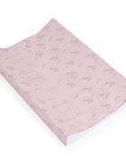 CANGAROO Saltea de infasat moale Pink Giraffe 44x67 cm cu Suprafata impermeabilaTaliometruMargini ridicate pentru siguranta