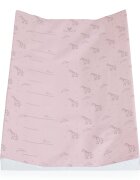 CANGAROO Saltea de infasat moale Pink Giraffe 44x67 cm cu Suprafata impermeabilaTaliometruMargini ridicate pentru siguranta
