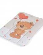 CANGAROO Saltea de infasat moale Teddy bear 70x50 cmSuprafata impermeabilaImprimeu cu ursulet prietenos