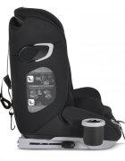 CANGAROO Scaun auto copii cu Isofix Force Black I-Size 76-150 cmcentura de siguranta in 5 punctetop tethersistem protectie impact lateral SPStetiera reglabila 13 pozitiihusa detasabilaperna reductorsuport pahar inclus