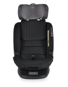 CANGAROO Scaun auto copii i-size GTS Charcoal Grey 40-150 cmdesign ergonomic sleep comfortfixare isofixsistem ventilatiesezut rotativtop tethertetiera si spatar reglabilecertificare R129salteluta reductor