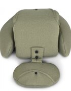 CANGAROO Scaun auto cu Isofix Quill I-size 40-150 cm GreenSezut rotativ 360 gradeSpatar reglabil 5 pozitiiTetiera reglabila 15 pozitiiSIP-Protectie impact lateralTop tetherRear Facing pana la 105cmCenturi de siguranta