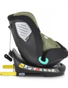 CANGAROO Scaun auto cu Isofix Quill I-size 40-150 cm GreenSezut rotativ 360 gradeSpatar reglabil 5 pozitiiTetiera reglabila 15 pozitiiSIP-Protectie impact lateralTop tetherRear Facing pana la 105cmCenturi de siguranta