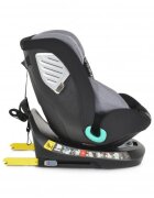 CANGAROO Scaun auto cu Isofix Quill I-size 40-150 cm GreySezut rotativ 360 gradeSpatar reglabil 5 pozitiiTetiera reglabila 15 pozitiiSIP-Protectie impact lateralTop tetherRear Facing pana la 105cmCenturi de siguranta