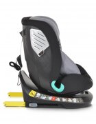 CANGAROO Scaun auto cu Isofix Quill I-size 40-150 cm GreySezut rotativ 360 gradeSpatar reglabil 5 pozitiiTetiera reglabila 15 pozitiiSIP-Protectie impact lateralTop tetherRear Facing pana la 105cmCenturi de siguranta