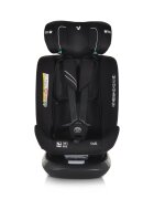 CANGAROO Scaun auto cu Isofix Quill I-size 40-150 cm NegruSezut rotativ 360 gradeSpatar reglabil 5 pozitiiTetiera reglabila 15 pozitiiSIP-Protectie impact lateralTop tetherRear Facing pana la 105cmCenturi de siguranta