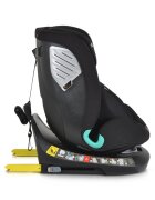 CANGAROO Scaun auto cu Isofix Quill I-size 40-150 cm NegruSezut rotativ 360 gradeSpatar reglabil 5 pozitiiTetiera reglabila 15 pozitiiSIP-Protectie impact lateralTop tetherRear Facing pana la 105cmCenturi de siguranta