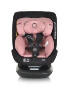 CANGAROO Scaun auto cu Isofix Quill I-size 40-150 cm PinkSezut rotativ 360 gradeSpatar reglabil 5 pozitiiTetiera reglabila 15 pozitiiSIP-Protectie impact lateralTop tetherRear Facing pana la 105cmCenturi de siguranta