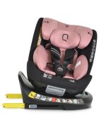 CANGAROO Scaun auto cu Isofix Quill I-size 40-150 cm PinkSezut rotativ 360 gradeSpatar reglabil 5 pozitiiTetiera reglabila 15 pozitiiSIP-Protectie impact lateralTop tetherRear Facing pana la 105cmCenturi de siguranta