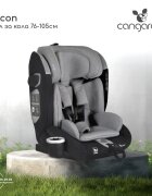 CANGAROO Scaun auto Falcon Opal grey 76-150 cmcertificat I-Size R129protectie SPStetiera din spuma memorie reglabila 9 pozitiisalteluta reductor si suport pahar incluse