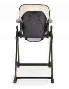 CANGAROO Scaun de masa copii Neron Beige pliabil ultracompact suport picioare si spatar reglabil tava dubla greutate admisa 15 kg