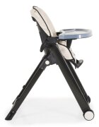 CANGAROO Scaun de masa copii Neron Beige pliabil ultracompact suport picioare si spatar reglabil tava dubla greutate admisa 15 kg