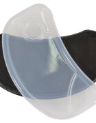 CANGAROO Scaun de masa copii Neron Grey pliabil ultracompact suport picioare si spatar reglabil tava dubla greutate admisa 15 kg