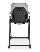 CANGAROO Scaun de masa copii Neron Grey pliabil ultracompact suport picioare si spatar reglabil tava dubla greutate admisa 15 kg