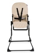 CANGAROO Scaun de masa pentru copii Waffle Beigemodel pliabil compact cu unitatea scaunuluihusa din piele ecologica suport picioare reglabilcentura de sigurantatava reglabila in 3 pozitiigreutate admisa 15 kg