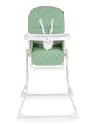 CANGAROO Scaun de masa pentru copii Waffle Greenmodel pliabil compact cu unitatea scaunuluihusa din piele ecologica suport picioare reglabilcentura de sigurantatava reglabila in 3 pozitiigreutate admisa 15 kg