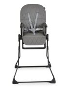 CANGAROO Scaun de masa pentru copii Waffle Greymodel pliabil compact cu unitatea scaunuluihusa din piele ecologica suport picioare reglabilcentura de sigurantatava reglabila in 3 pozitiigreutate admisa 15 kg