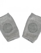 CANGAROO Set 2 genunchiere copii Itsy Bitsy Light Greyprotejeaza de abraziuni si ranimaterial de bumbac moale si elasticdimensiune universalapotrivite de la 6 luni-3 ani
