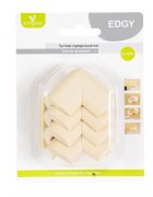 CANGAROO Set 4 protectii pentru colturi din spuma Edgy bej