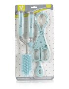 CANGAROO Set 4 ustensile pentru curatare biberoanelor Star Blue