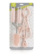 CANGAROO Set 4 ustensile pentru curatare biberoanelor Star Pink