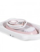 CANGAROO Set 4in1 de baie bebelusi cu cadita pliabila Hawaii Rozinclude hamac cana si galeata pliabileforme rotunjtepliere compacta
