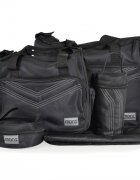 CANGAROO Set 5 piese cu Geanta multifunctionala pentru mamici Mama Bag Stella Black compartimente practicecu maner reglabilhusa termoizolanta pentru biberonsalteluta gentuta suzete si geanta scutece