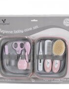 CANGAROO Set ingrijire pentru bebelusi si copii Bath Care Rozinclude degetar din siliconforfecutaunghierapila de unghiiperie de parpieptenepara nazalatermometrugentuta inclusa