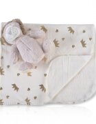 CANGAROO Set paturica si jucarie de plus Stuffed Lion