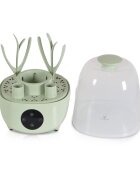 CANGAROO Sterilizator electric pentru 6 biberoane cu functie sterilizare si uscare Verde