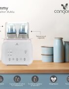 CANGAROO Sterilizator si incalzitor electric pentru biberoane Tummy multifunctional 4in1 ecran digital temperatura reglabila oprire automata capacitate 2 biberoane