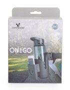 CANGAROO Suport multifunctional 2 in 1 pentru telefonsticlabiberon On The Go Negruprindere universala cu velcro