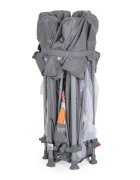 CANGAROO Tarc de joaca hexagonal pentru copii Playbox Greypliabil compactbaza termoizolantapereti cu plasa interioara 360 pentru vizibilitate si ventilatieintrare cu fermoarconstructie usoara si stabila 139x118x74.5 cm