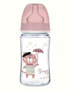CANPOL Biberon anticolici 240 ml babies pink