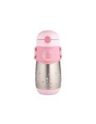 CANPOL Cana termos cu pai Babies Roz din silicon 300 ml